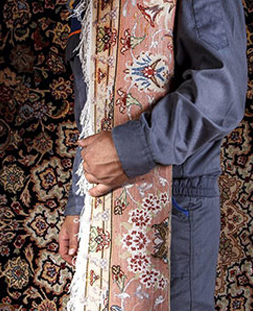 قالی لول در قالیشویی آجودانیه